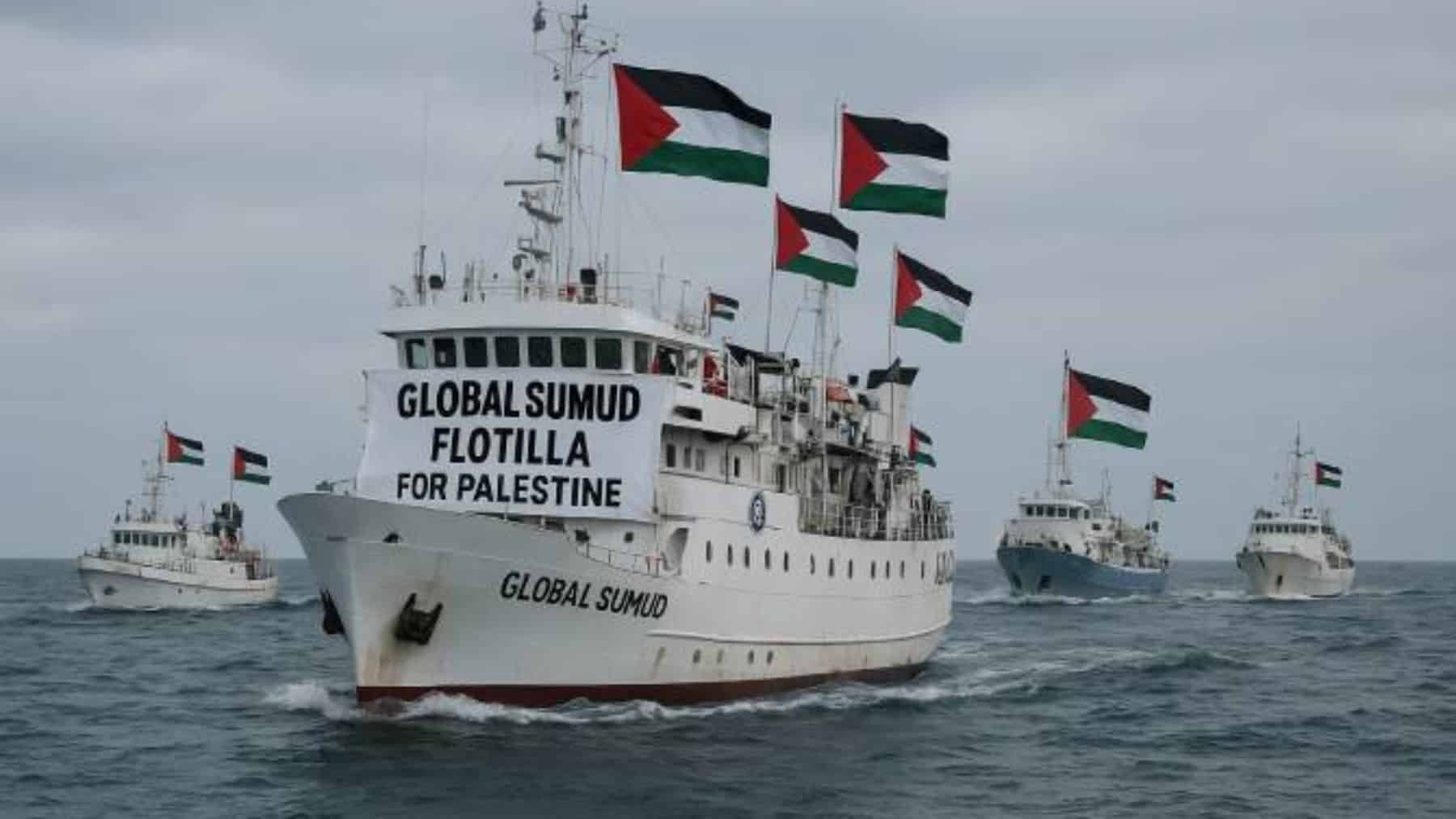 Israel intercepta flotilla con ayuda para Gaza y la redirige a sus costas