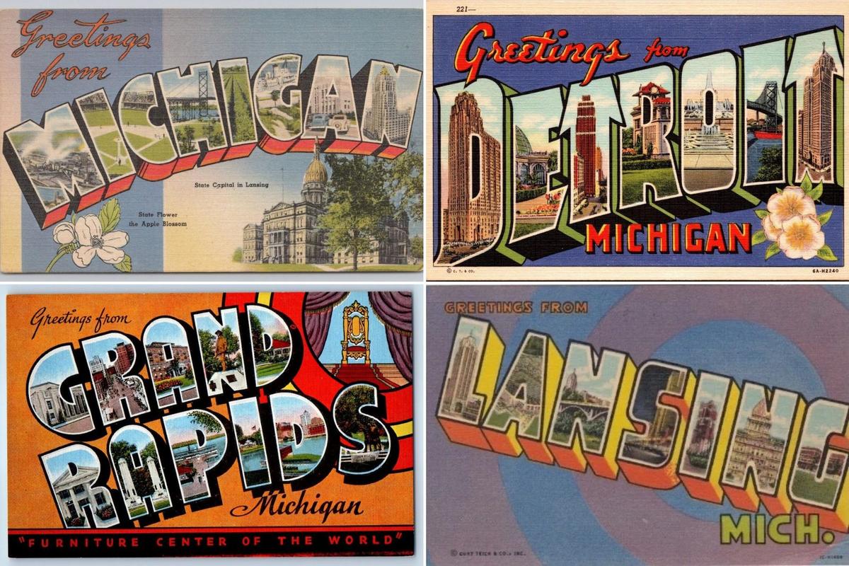 Travel Back in Time With These 25 Classic Michigan Postcards