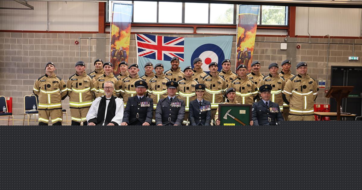 Seventeen new RAF firefighters graduate at Moreton-in-Marsh