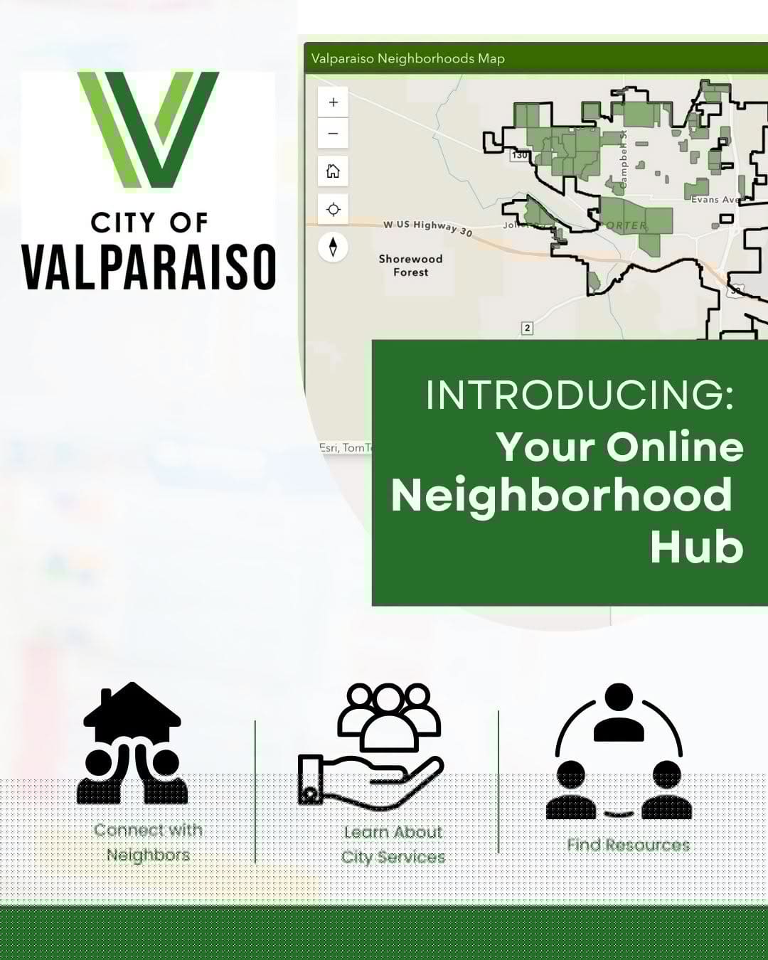 Valpo Launches Online Neighborhood Hub