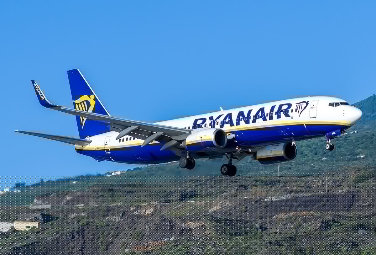 El mal tiempo frustra el aterrizaje de un vuelo Madrid–Ibiza de Ryanair, desviado a Palma