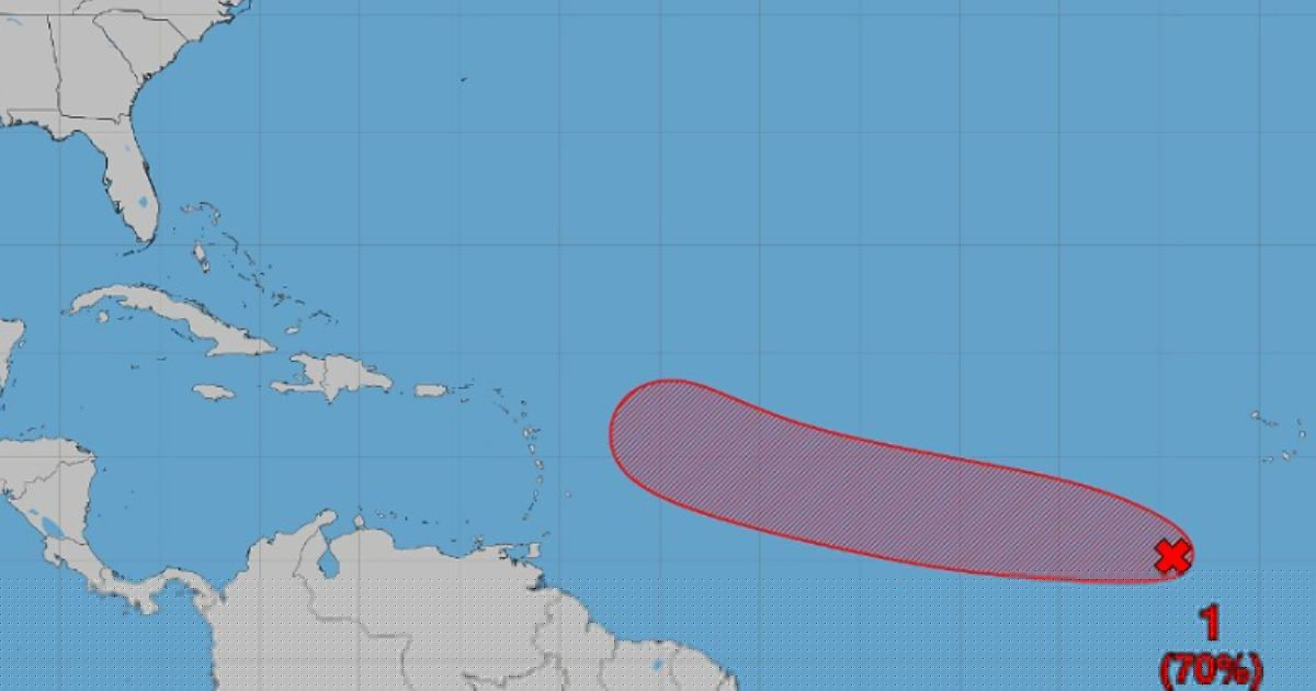 Tropical Depression Could Form in Atlantic: 70% Chance of Development