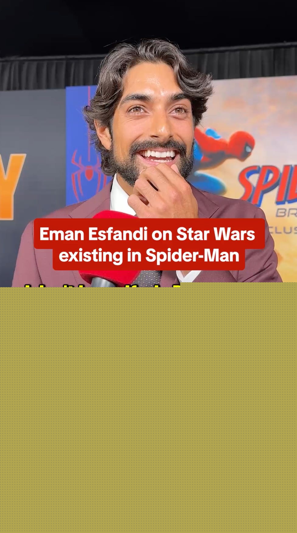 Ahsoka Star Eman Esfandi On Star Wars Existing in Spider-Man: Brand New Day