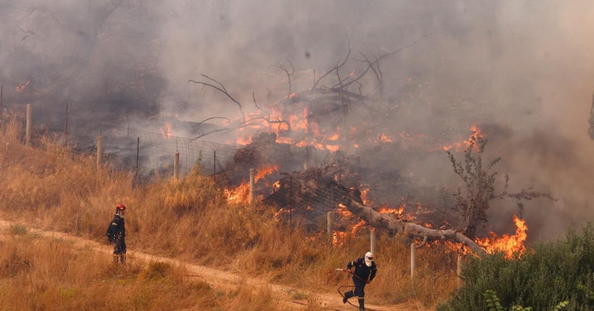 Greece Battles Relentless Wildfires as Firefighters Hold the Line in Western Attica