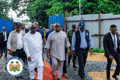 Sierra Leone’s President Julius Maada Bio Inspects Anatomage Facility And Multipurpose Skills-Lab At COMAHS