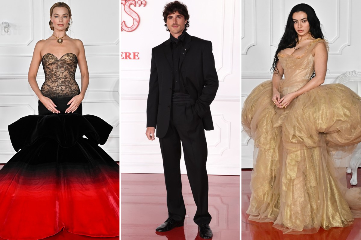 ‘Wuthering Heights’ LA premiere: Jacob Elordi, Margot Robbie, Charli XCX and more