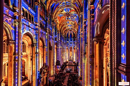 Luminiscence l'Odyssée Céleste : le nouveau spectacle à l’église Saint-Eustache se dévoile, photos
