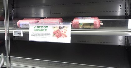 Kötthyllorna gapar tomma – ny vardag i Norrbotten