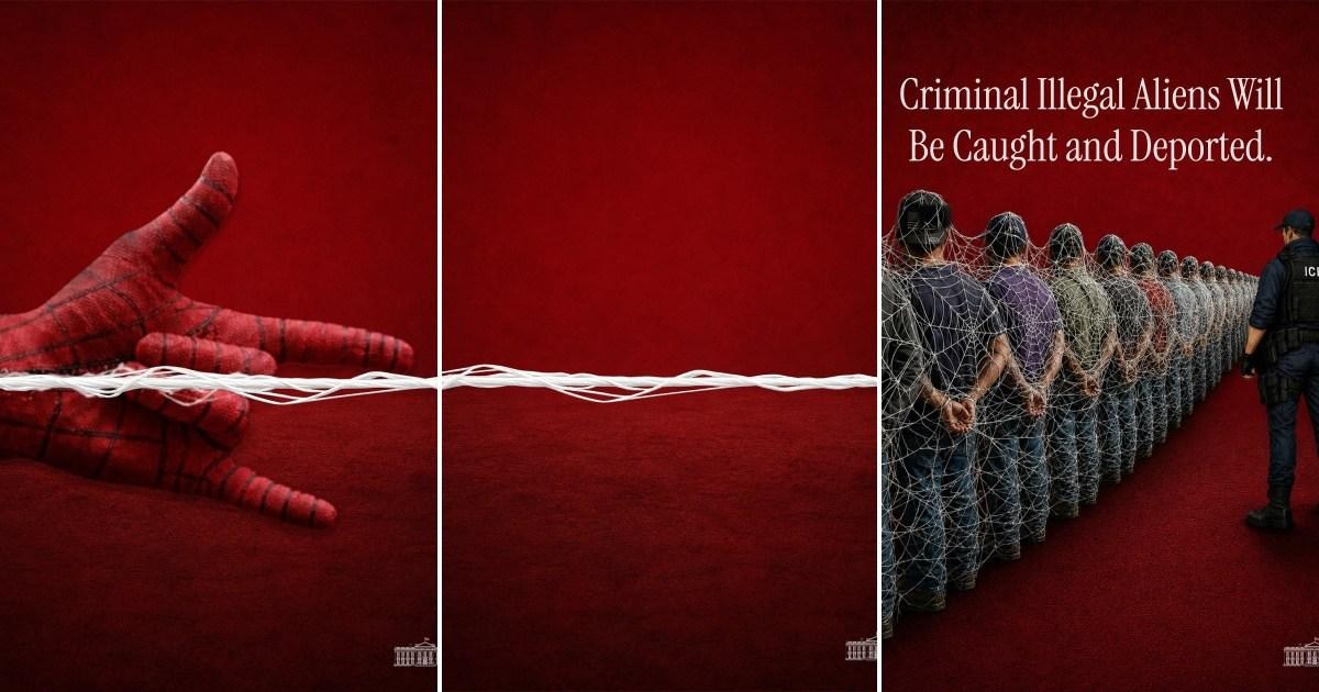 White House is now using Spider-Man to promote ICE