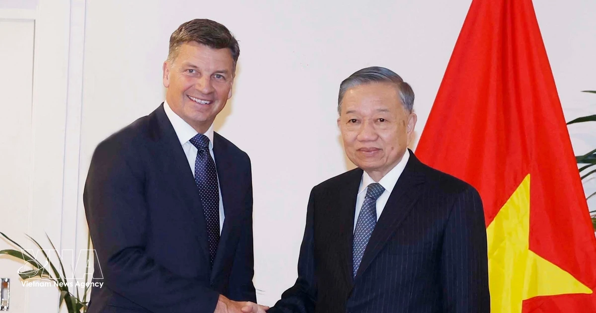 Top Vietnamese leader meets head of Australia's Liberal–National Coalition