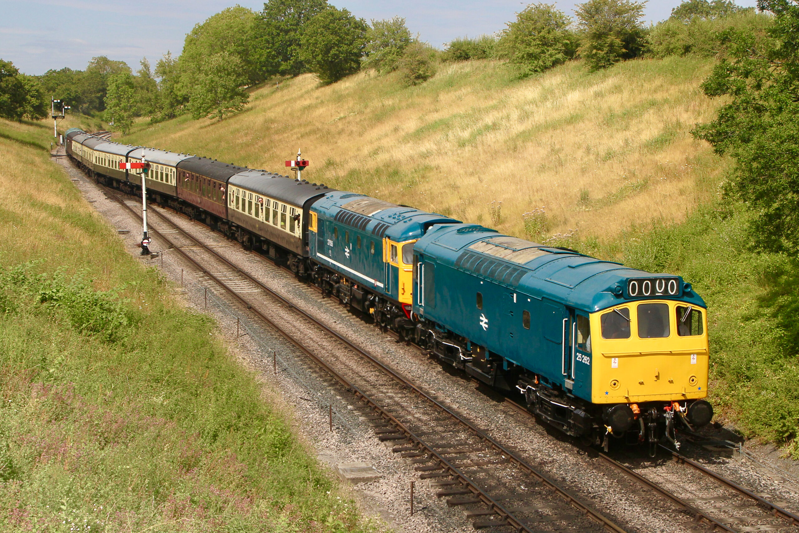 Steam Ban Gives Heritage Diesels a Chance to Shine at Gloucestershire Railway