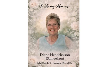 Obituary of Diane Nelle Hendrickson