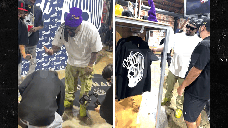 Marshawn Lynch, Dodi X Originals Esrar Lansmanında hayranlarla zar atıyor