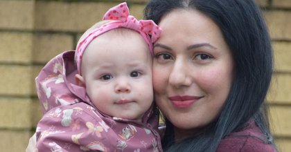 Mum lifted her own baby from womb in 'magical' Wishaw hospital C-section