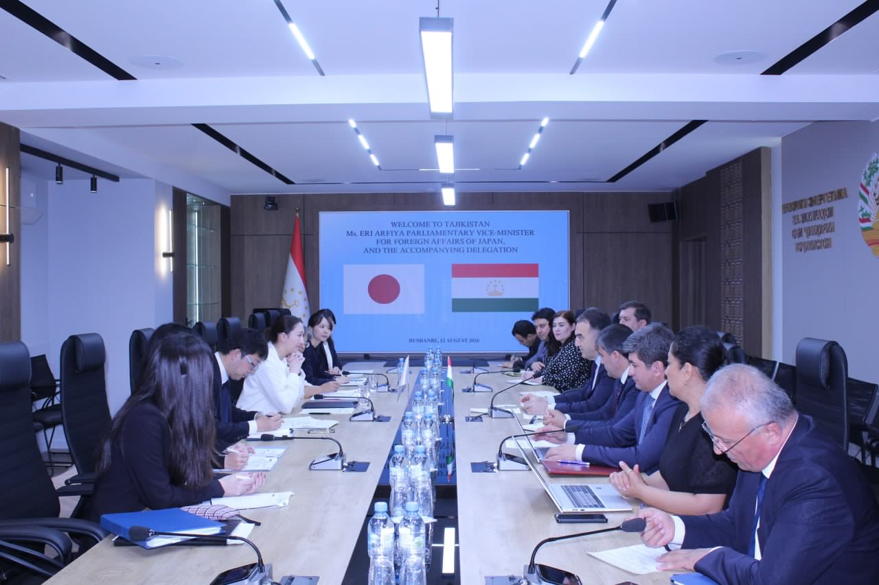 Tajikistan, Japan advance talks on major energy projects