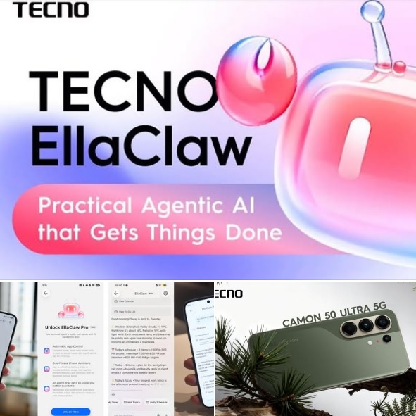 - TECNO EllaClaw &amp; CAMON 50 Ultra 5G : Une IA qui Agit, Le Premium qui S'affine