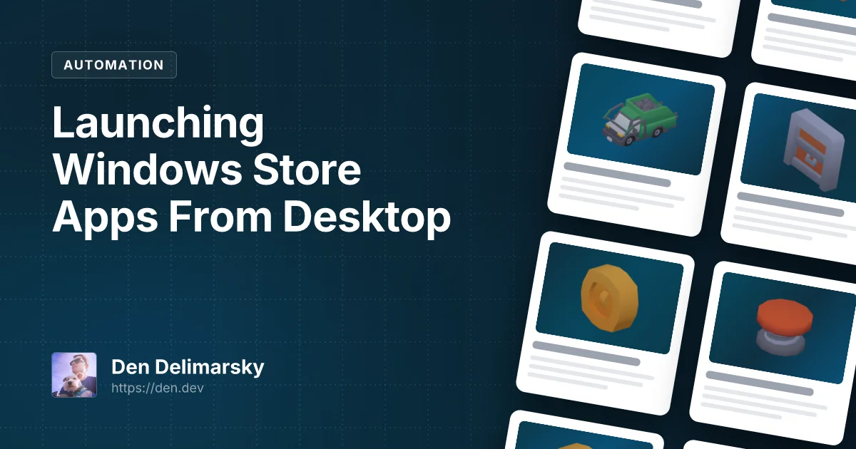 Launching Windows Store Apps From Desktop