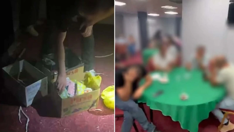 Manisa'da düğün salonuna gizli geçitli kumar operasyonu: 55 kişiye ceza yağdı