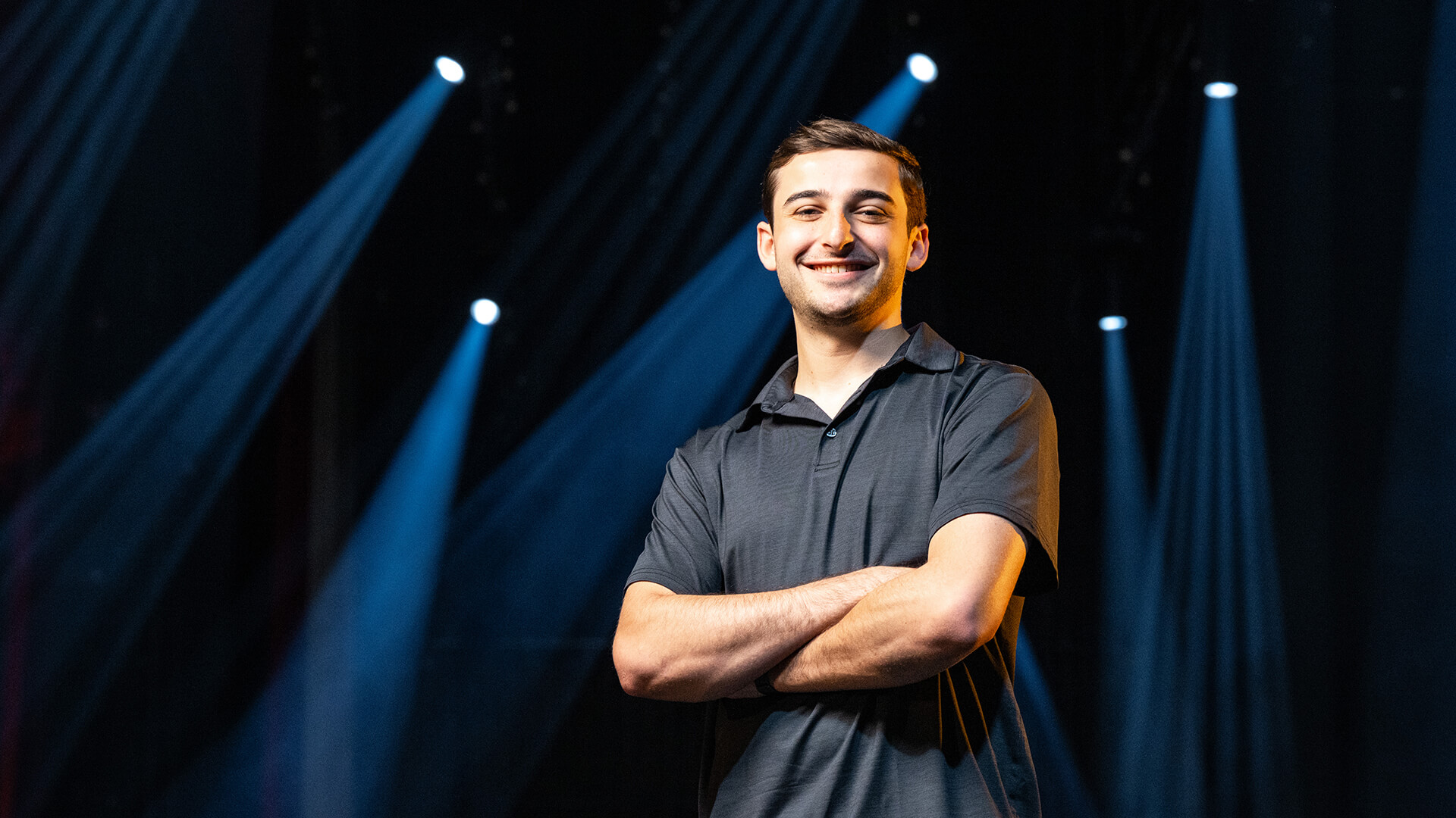 Meet a Purdue alum touring as lead audio engineer for a Broadway show