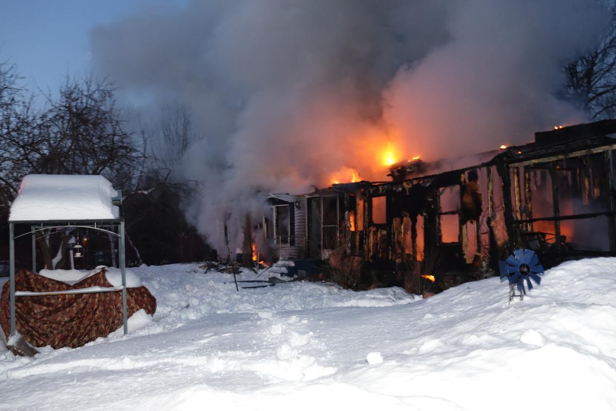 Firefighters Battled Heavy House Fire in Maine