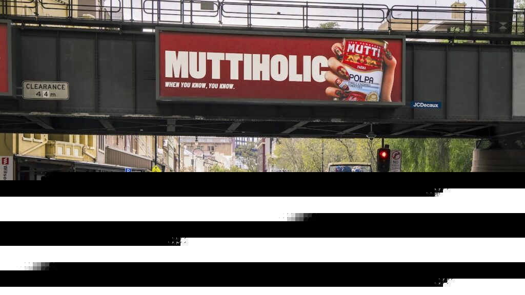 Mutti wears its obsession on its fingertips in new ‘Muttiholic’ OOH campaign via WiredCo.