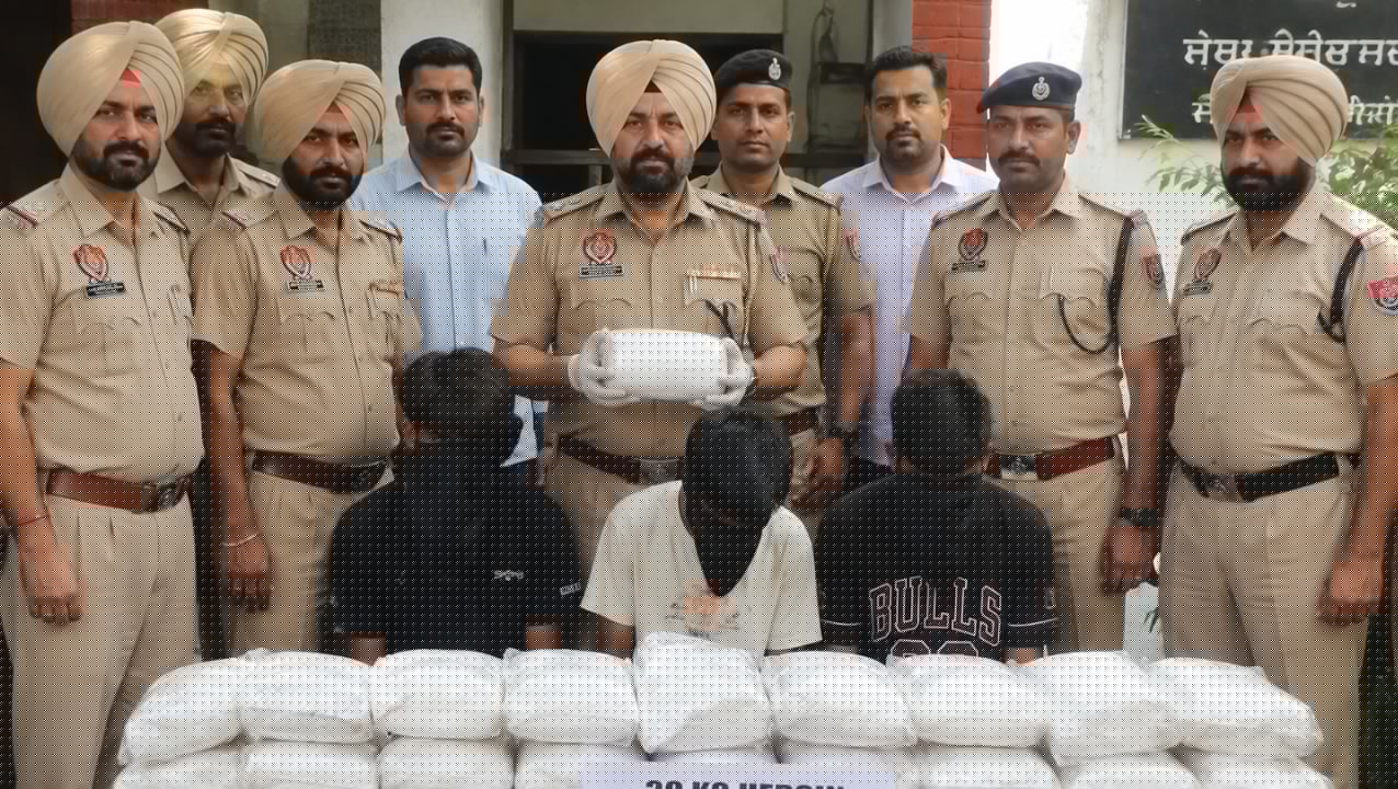 Major drug haul in Punjab, 30 kgs of heroin seized in Ferozepur; 2 ITI students among 3 arrested