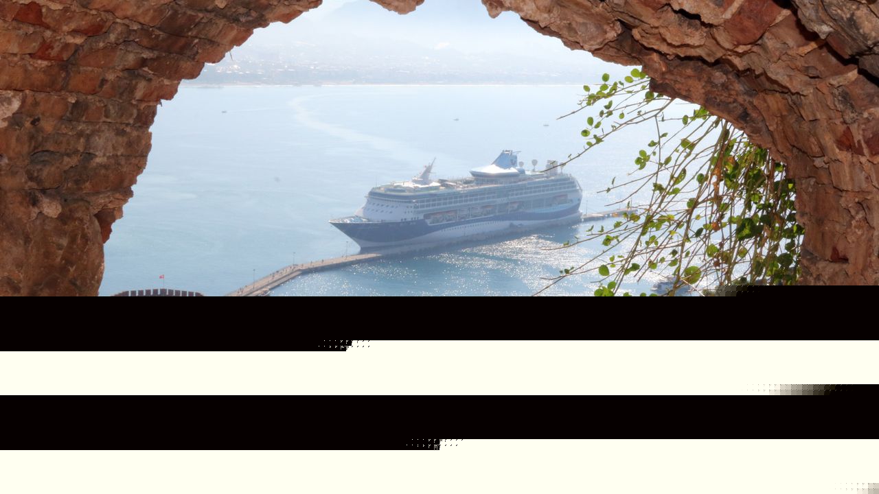 İngiliz turistler kruvaziyerle geldi