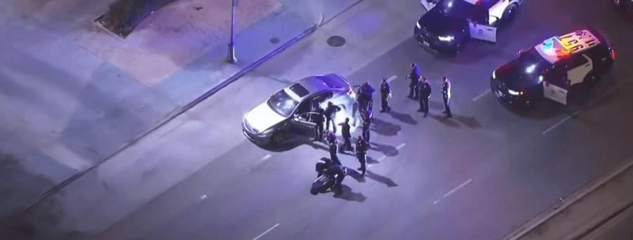 Driver wanted for assault arrested following multi-neighborhood pursuit across Los Angeles