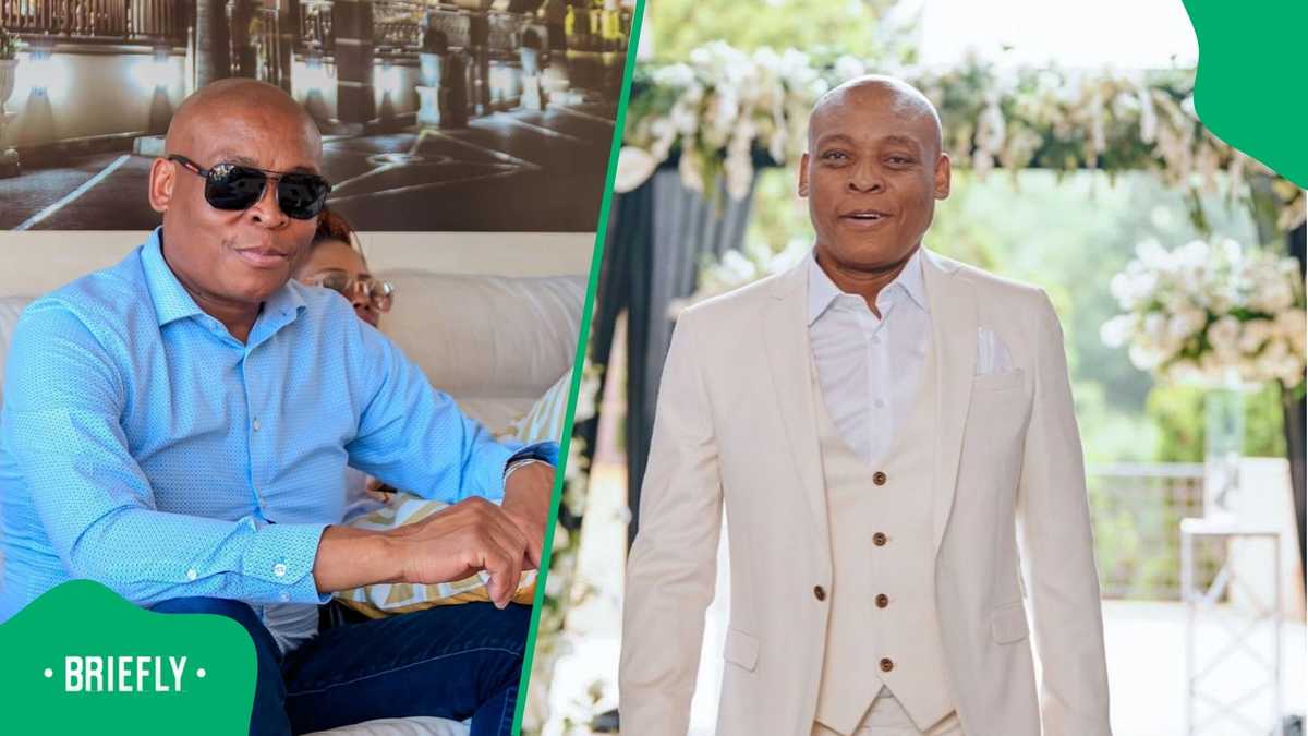 Rapulana Seiphemo's handsome son steals the spotlight in viral photo: "He's such a cutie"