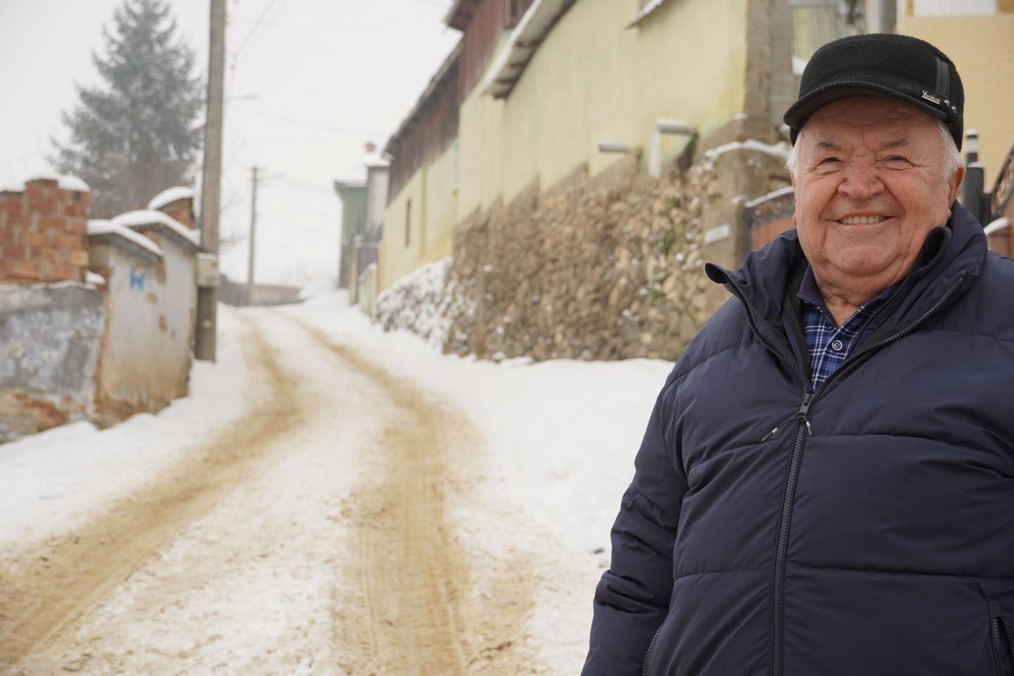 A fost găsită strada de pe ”Iarna pe Uliță”, poezia lui George Coșbuc / Se află în Gura Râului, județul Sibiu / ”Aici veneau copiii la săniat, iar Coșbuc a imortalizat scena”