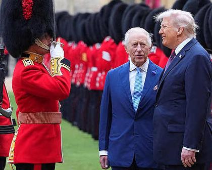 Donald Trump begins historic state visit to UK