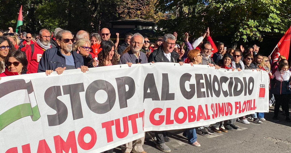 Come sta andando lo sciopero generale di Cgil e Usb per Gaza
