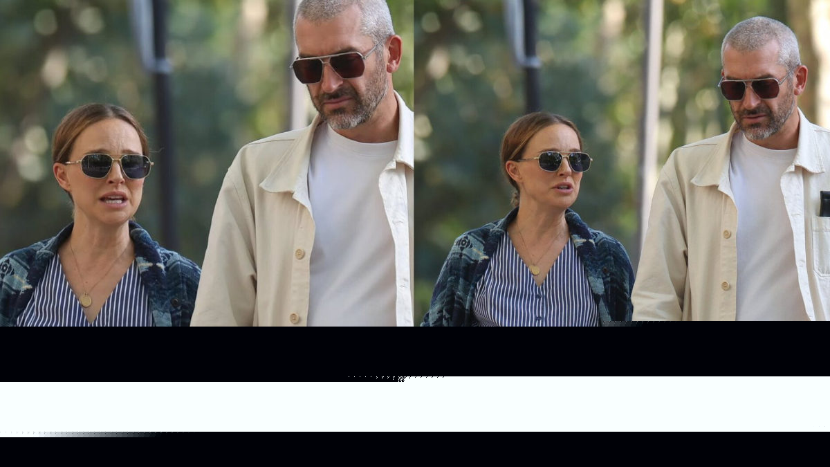 Natalie Portman Shows Off Her Baby Bump During Paris Outing With Tanguy Destable