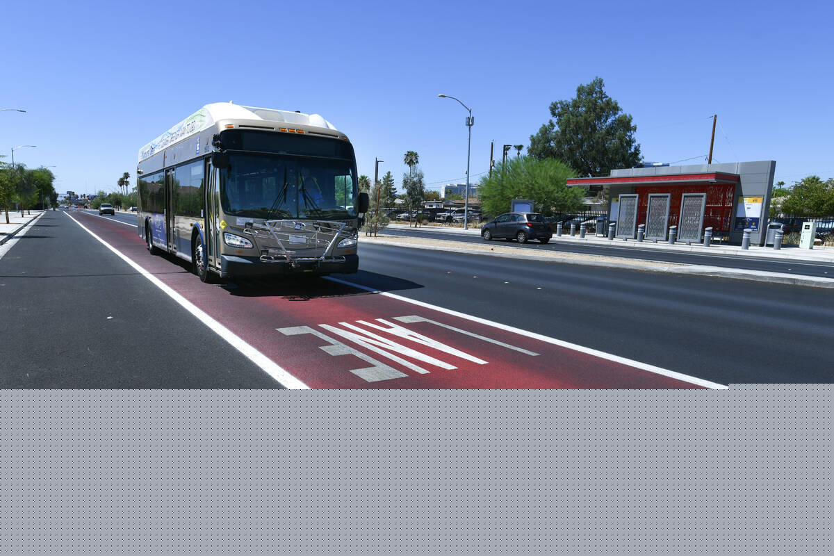 Las Vegas road project nears completion, enhanced bus service set to launch