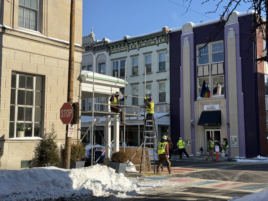 Photos: Pike Plan canopies demolition in Kingston on Jan. 29, 2026