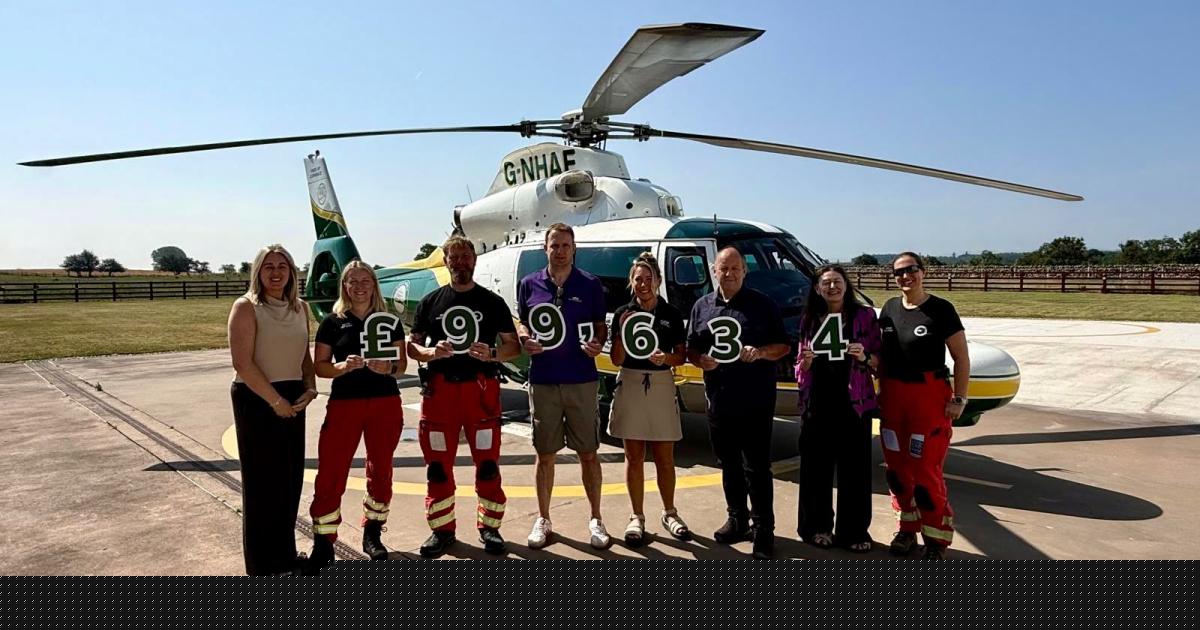 Donation of over £99,000 to fund 16 critical care missions for Copeland