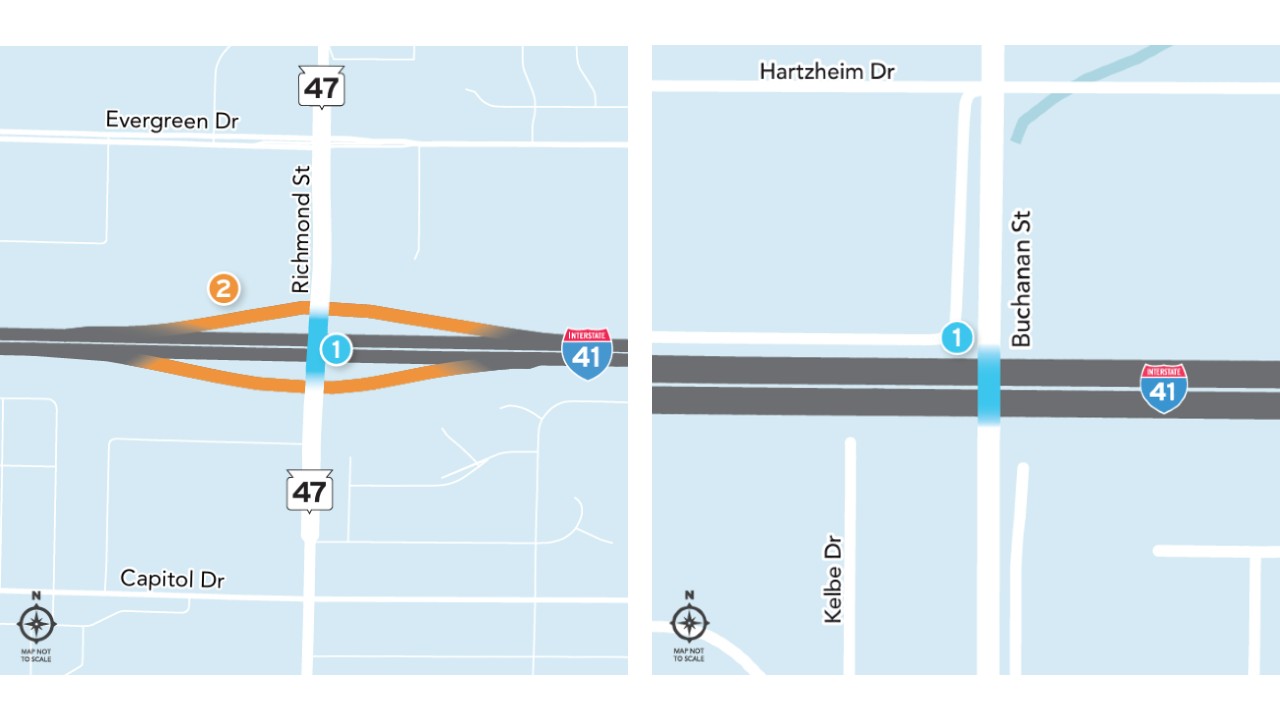 Six major I-41 interchange projects set for 2026 through the Fox Valley
