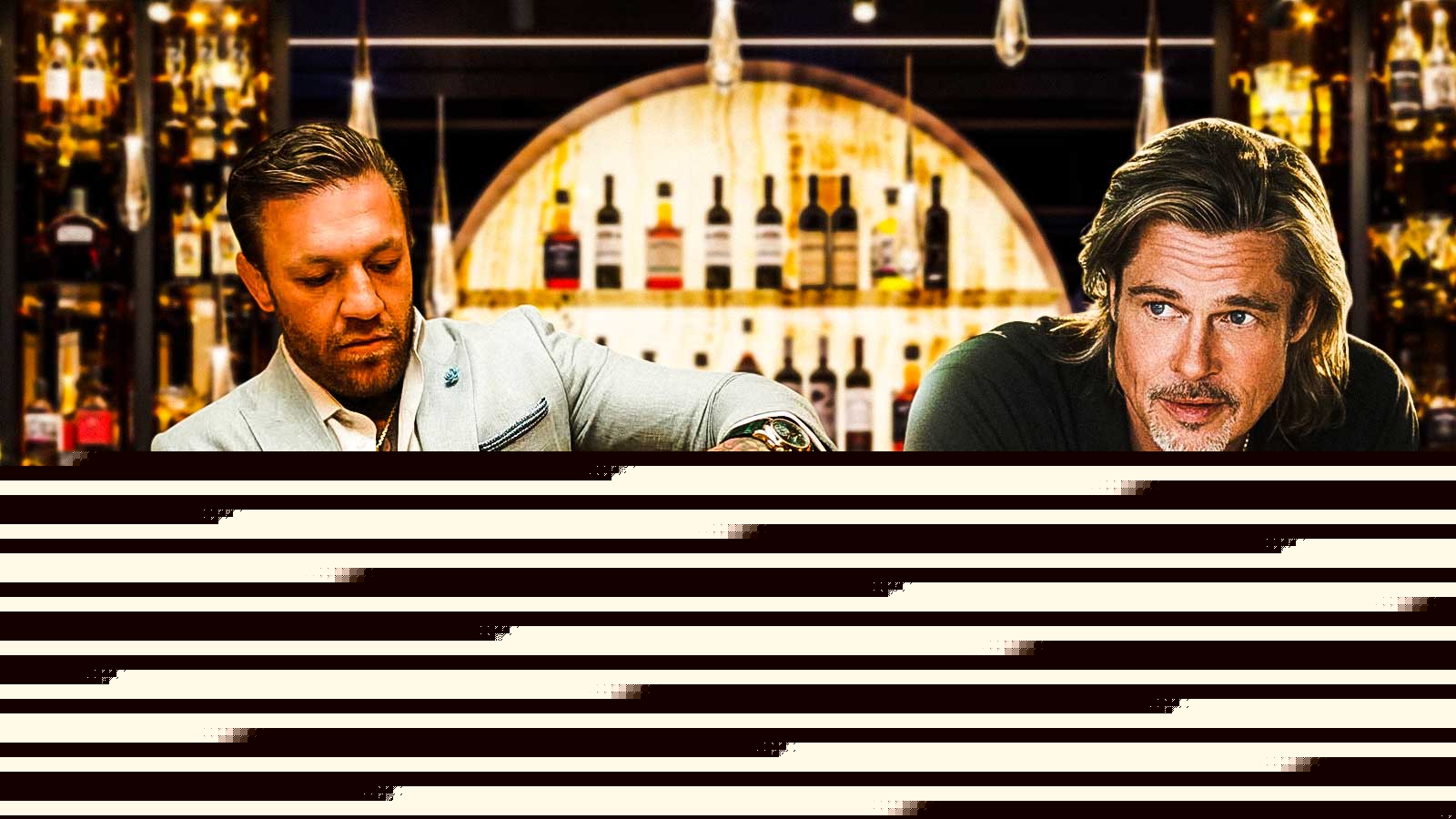 UFC star Conor McGregor breaks alcohol sobriety in support of Brad Pitt