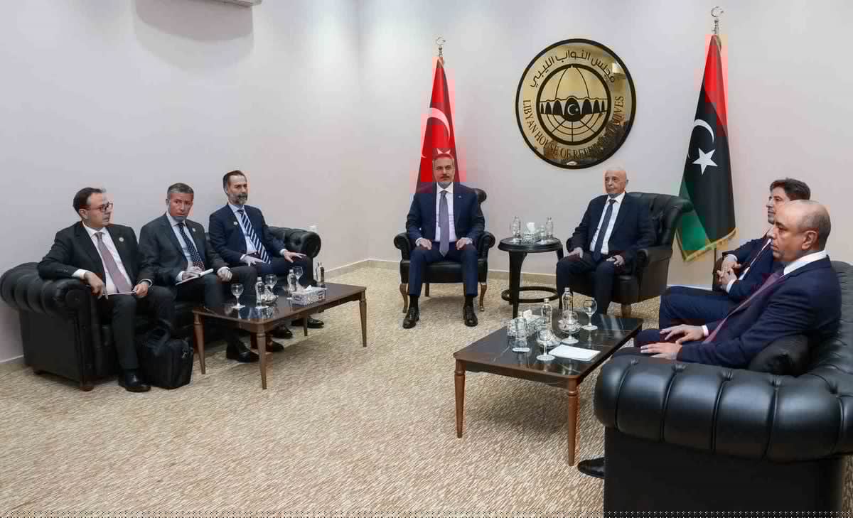 Fidan, Bingazi'de Libya Meclis Başkanı ile Görüştü