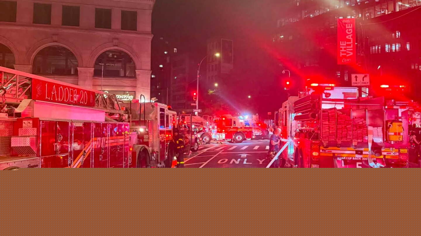 6 FDNY firefighters injured battling Manhattan subway train fire