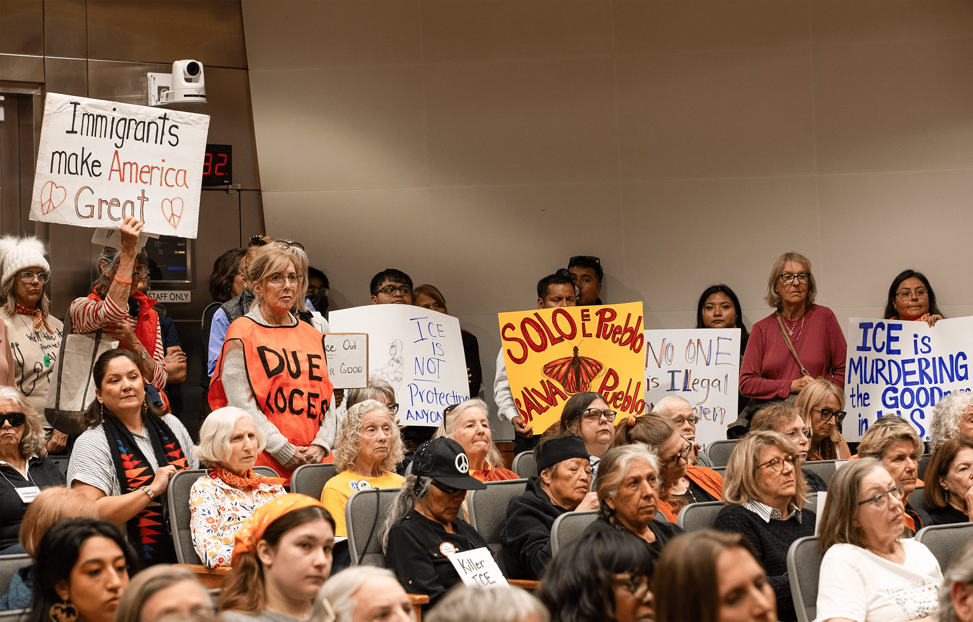 Scores of residents gather to hear report on SLO County Sheriff’s contact with ICE