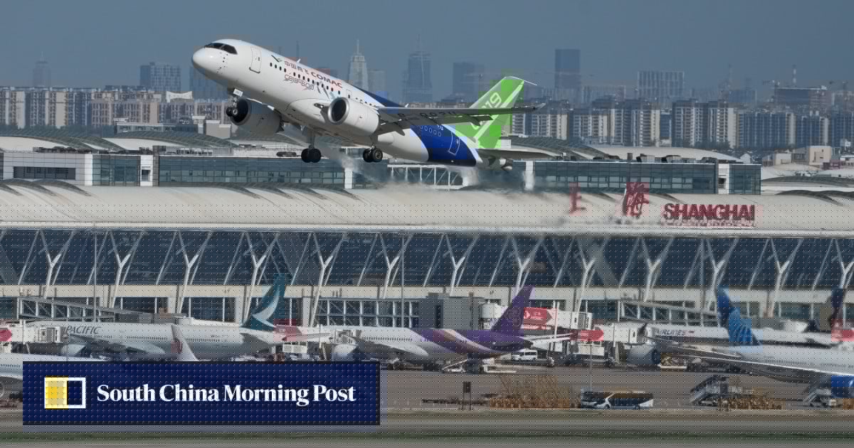 High-altitude variant of China’s C919 jet completes first test flight in Shanghai