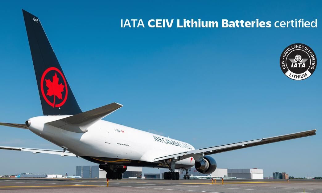 Air Canada earns CEIV Lithium Batteries certification