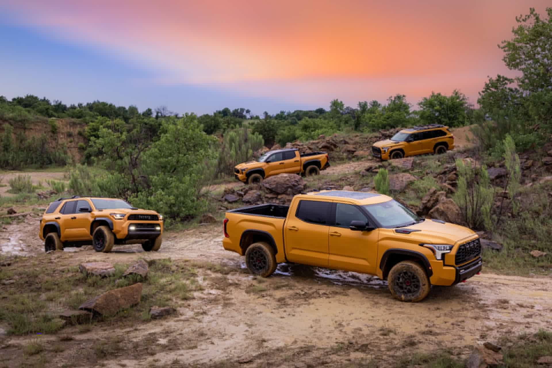 Toyota brings honeyed hues to 2027 TRD Pro paint palette