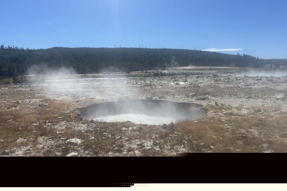 What the New Hot Pool in Yellowstone Looks Like After Explosion