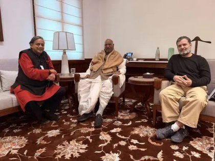 We Are On The Same Page, Says Tharoor After Meeting Rahul, Kharge
