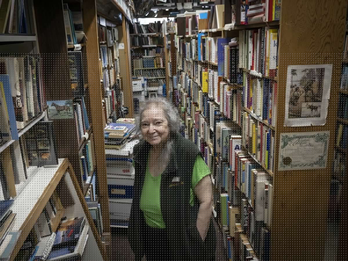 Entering Lawrence Books feels like taking a time capsule to the 1980s