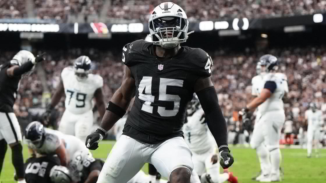 Devin White, Lions Reportedly Agree to Contract, Former Raiders LB Ranked 3rd in Tackles in 2025