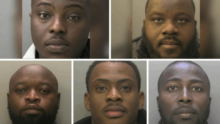 Five men of Ghanaian descent jailed for £2m romance fraud and money laundering scheme in UK