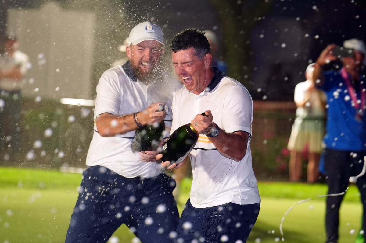 Ryder Cup 2025: Emotional Shane Lowry and Rory McIlroy 'proud' after famous away win